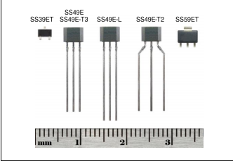 honeywell/霍尼韦尔SS39ET,SS49E,SS59ET低成本线性霍尔效应传感器IC元件