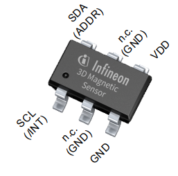 infineon英飞凌TLE493D-W2B6霍尔传感器IC