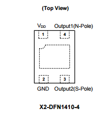 Diodes美台AH1390高灵敏度双输出单极霍尔效应开关
