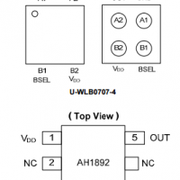 Diodes美台AH1892可编程全极霍尔效应开关IC