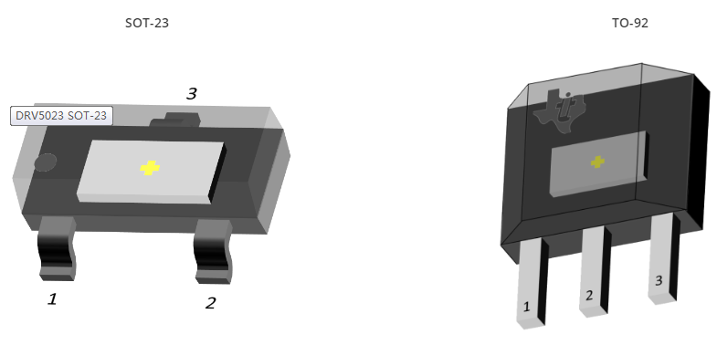 TI德州仪器DRV5033-Q1阀定位全极霍尔元件开关