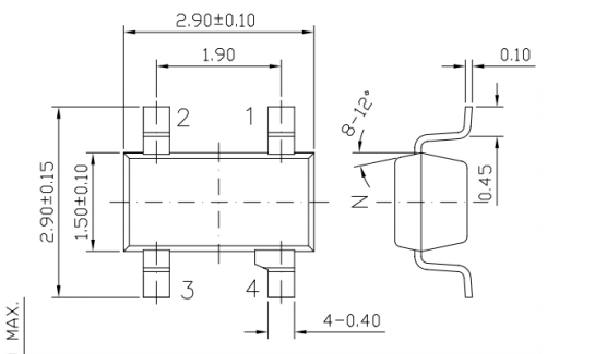 ​NICERA尼塞拉国产NHE520F-HF高输出型锑化铟（InSb）霍尔元件