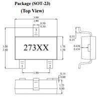 台湾MST美加​MH273旋转,计数,位置,速度传感器全极性霍尔效应传感器IC元件