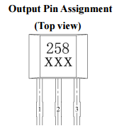 台湾MST美加​MH258磁铁接近传感器全极性霍尔元件