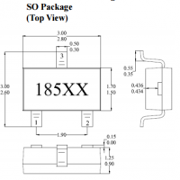 台湾MST美加MH185高温电机双极锁存霍尔元件
