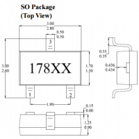 台湾MST美加MH178速度感应双极锁存霍尔元件