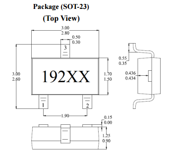 台湾MST美加MH192双极角度位置检测霍尔元件