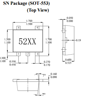台湾MST美加MH252掌上电脑微功耗全极性霍尔元件