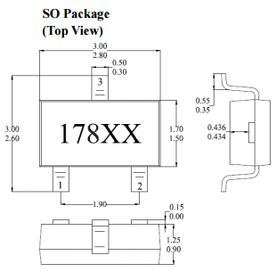 台湾MST美加MH178速度感应双极锁存霍尔元件