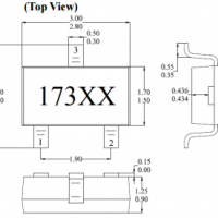台湾MST美加MH173速度感应双极锁存霍尔元件