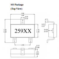 台湾MST美加MH259水表全极性霍尔元件