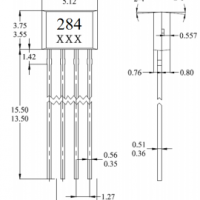 台湾MST美加MH284智能风扇电机控制单极性霍尔元件