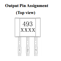 台湾MST美加MH493体重振动感应线性霍尔效应传感器IC元件