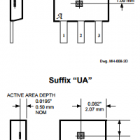 ALLEGRO型号​a3141,a3142,a3143,a3144耐高温高灵敏单极性霍尔效应传感器IC元件