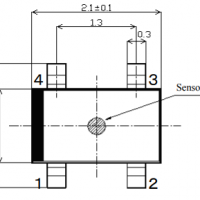 Akm旭化成AK8776脉冲编码器的双极锁存性霍尔传感器IC芯片元件