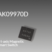 Akm旭化成AK09970D超小型三轴磁性智能开关IC芯片